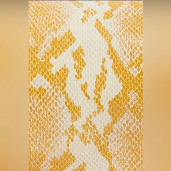 BY FAR Cush Leather Hobo Bag Snakeskin Pattern Zip Closure EUC - Picture 4 of 11